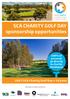 SCA CHARITY GOLF DAY sponsorship opportunities