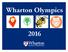 Wharton Olympics 2016