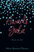 Awards Gala. October 14, Alberta Gymnastics Federation