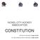 NICKEL CITY HOCKEY ASSOCIATION CONSTITUTION. ARTICLES AS REVISED ON June 15, 2017