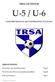TRSA OUTDOOR U-5 / U-6. COACHES MANUAL and INFORMATION PACKAGE. Introduction and General Information Page 01