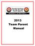 2013 Team Parent Manual