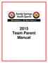 2015 Team Parent Manual