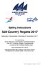 Sail Country Regatta 2017