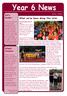 Year 6 News. What we ve been doing this term... SATs Diary Dates Results: Schools. Can Help. July rd March Year 6 Parents.
