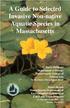 A Guide to Selected Invasive Non-native Aquatic Species in Massachusetts