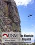 The Mountain Dispatch. A Newsletter of the International Mountain Medicine Center