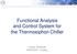 Functional Analysis and Control System for the Thermosiphon Chiller. Lukasz Zwalinski PH/DT/PO - Cooling