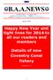 Est B.A.A.NEWS. January Happy New Year and tight lines for 2014 to all our readers and members. Details of new Coventry Canal fishery
