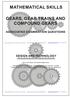 MATHEMATICAL SKILLS GEARS, GEAR TRAINS AND COMPOUND GEARS