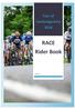 Tour of Cambridgeshire 2018 RACE Rider Book