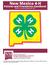 New Mexico 4-H Policy and Procedure Handbook September Revised by: 4-H Youth Development Department Steve Beck, Department Head / 4-H