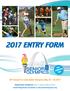 2017 ENTRY FORM th Annual St. Louis Senior Olympics: May 25 30, 2017