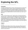 Exploring the NFL. Introduction. Data. Analysis. Overview. Alison Smith <alison dot smith dot m at gmail dot com>