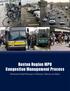 Boston Region MPO Congestion Management Process. Performance-Based Planning for Efficiency, Mobility, and Safety
