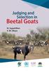 Judging and Selection in Beetal Goats
