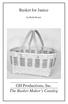 Basket for Janice. by Beth Hester. GH Productions, Inc. The Basket Maker s Catalog