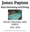 Jones Payton. Boys Swimming and Diving RULES, POLICIES, AND GOALS