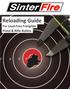 Reloading Guide For Lead-Free Frangible Pistol & Rifle Bullets