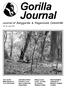 Gorilla Journal. Journal of Berggorilla & Regenwald Direkthilfe. No. 56, June Being a Good Guest A Guide for Tourists Visiting Gorillas