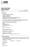 Safety Data Sheet Vitamin E 500 BG Revision date : 2015/02/20 Page: 1/10