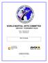 WORLD MARTIAL ARTS COMMITTEE AMATEUR - TOURNAMENT RULES