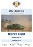 TROPHY NIGHT DETAILS PAGE 18 FEBRUARY 2018 IN THIS ISSUE
