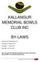 KALLANGUR MEMORIAL BOWLS CLUB INC