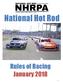 National Hot Rod Rules of Racing January