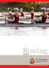 Rowing. Handbook. Every opportunity. Every student. Every day. 1