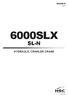 6000SLX SL-N HYDRAULIC CRAWLER CRANE