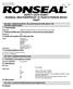 SAFETY DATA SHEET RONSEAL WEATHERPROOF 10 YEAR EXTERIOR WOOD PAINT