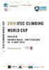 IFS C CLIMB ING WORLD CUP
