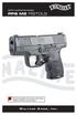 SAFETY & INSTRUCTION MANUAL PPS M2 PISTOLS. Read the instructions and warnings in this manual CAREFULLY BEFORE using this firearm.