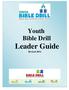 Youth Bible Drill Leader Guide Revised 2014