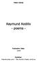 Raymund Rodillo - poems -