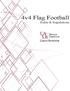 4v4 Flag Football Rules & Regulations