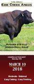 MARCH 10 RUGGED 2YR OLD ANGUS BULL SALE. Moderate - Maternal Easy Calving - Easy Fleshing. 11th annual. ASHERN AUCTION MART Saturday 1PM