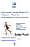 Entry Pack. World Inclusive Skating: Glasgow th April th April International & British Ice Skating Championships