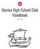 Marina High School Club Handbook