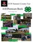 2018 Summit County Fair. 4-H Premium Book. Revised Changes in Red