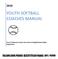 YOUTH SOFTBALL COACHES MANUAL. City of Tallahassee Parks, Recreation & Neighborhood Affairs Department