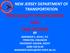 NEW JERSEY DEPARTMENT OF TRANSPORTATION RIDE QUALITY SPECIFICATION AND CASE STUDIES