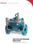 I Connected Industrial. HON 5020 GAS PRESSURE REGULATOR Enabling Dependable Gas Operations