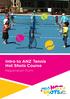 Intro to ANZ Tennis Hot Shots Course. Registration Form