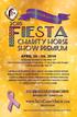 Fiesta Charity Show April 26-29, 2018 Los Angeles Equestrian Center
