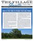 THE VILLAGE GAZETTE. Pruning Guidelines for Prevention of Oak Wilt in Texas NOW IS THE TIME TO PRUNE YOUR OAK TREES