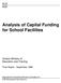 Analysis of Capital Funding for School Facilities