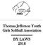 T.J.Y.G.S. SECTION I BY-LAWS SECTION I - ARTICLE I DEFINITIONS