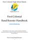 First Colonial Band Booster Handbook